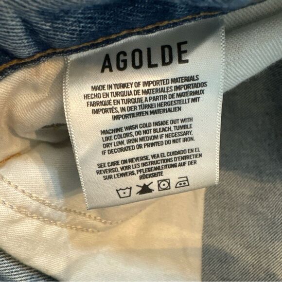 Agolde 90s Jean Size 27 Distressed - Picture 8 of 13